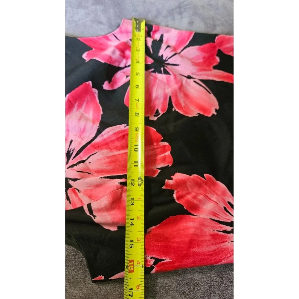 Jones New York Floral Print Dress Sleeveless Sheath Dress Woman's Size 10 - Picture 6 of 6